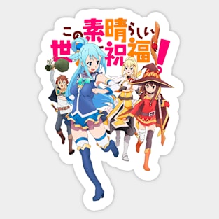 Kazuma Disgusted Konosuba Sticker for Sale by Aestheticanime2