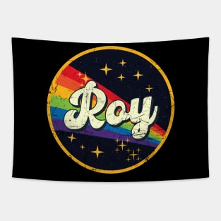 Roy // Rainbow In Space Vintage Grunge-Style Tapestry