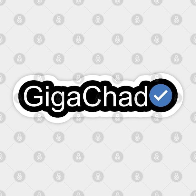 Giga Chad T-shirt Sticker for Sale by TshirtGigaChad