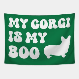 Corgi Halloween Tapestry