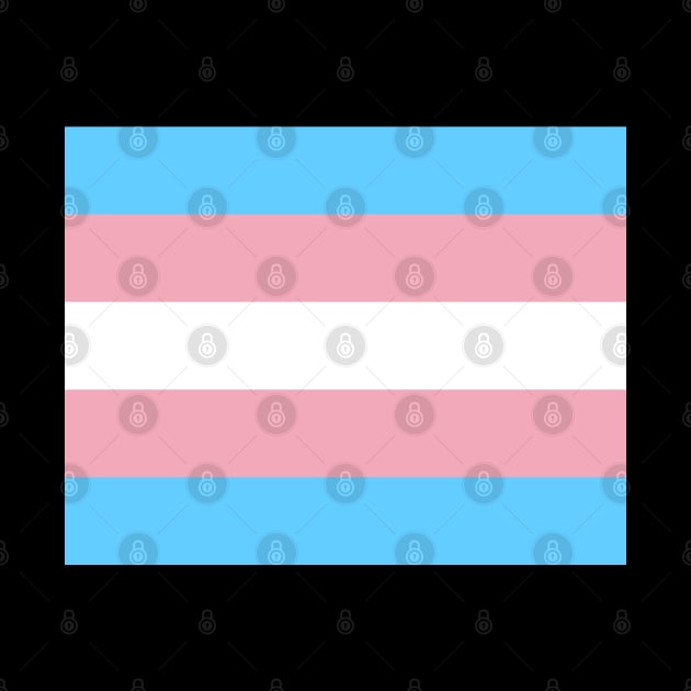 Proud Trans Transexual Pride Flag (Proud LGBT LGBTQ+ Community Pride Flag) by Teeworthy Designs