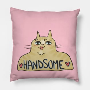 Handsome Feline Pillow