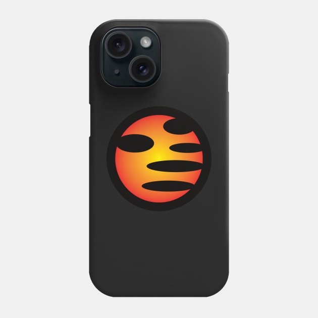 Abstract Fiery War Dragon Emblem Logo Design Phone Case by LuckDragonGifts