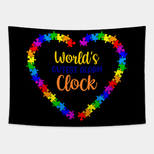 World's Cutest Alarm Clock Heart Tapestry