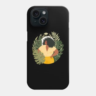 Curvy Black Woman Boho Phone Case