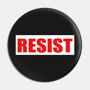 Resist! Pin