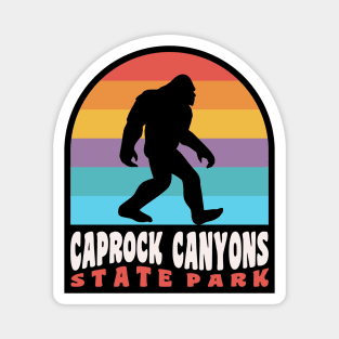 Caprock Canyons State Park Bigfoot Sasquatch Amarillo Texas Magnet