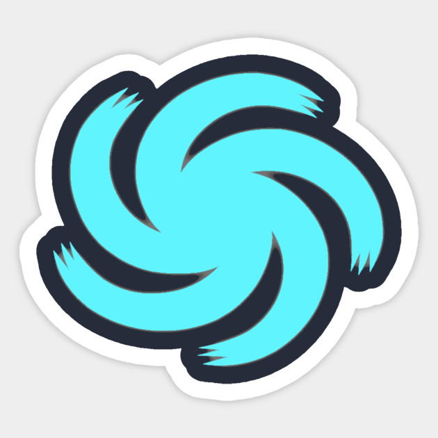 Spore Logo Neon Blue Electronic Arts Sticker Teepublic