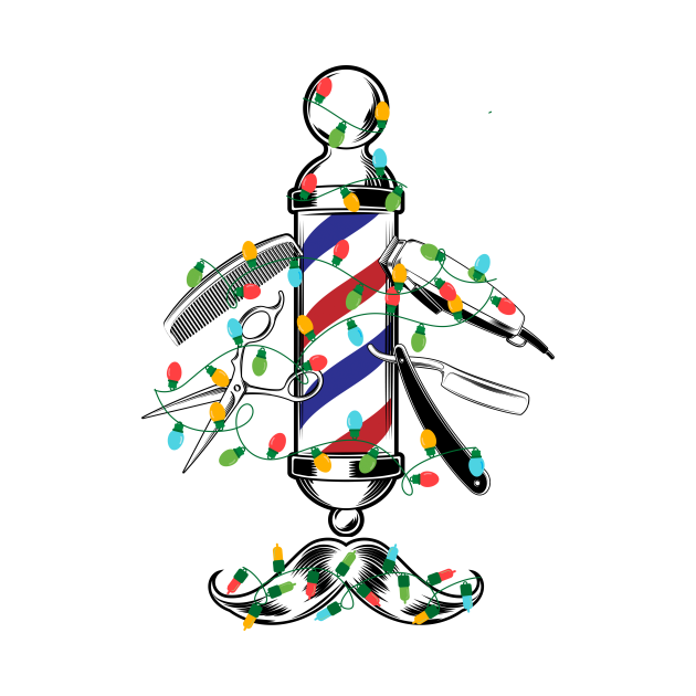 Hairstylist Hairdresser Barber Hair Stylist Christmas Tree Barber