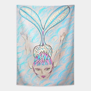 Underwater Mermaid 03 Tapestry