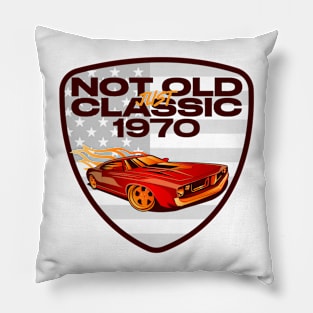 Not Old Just Classic American Muscle Pillow