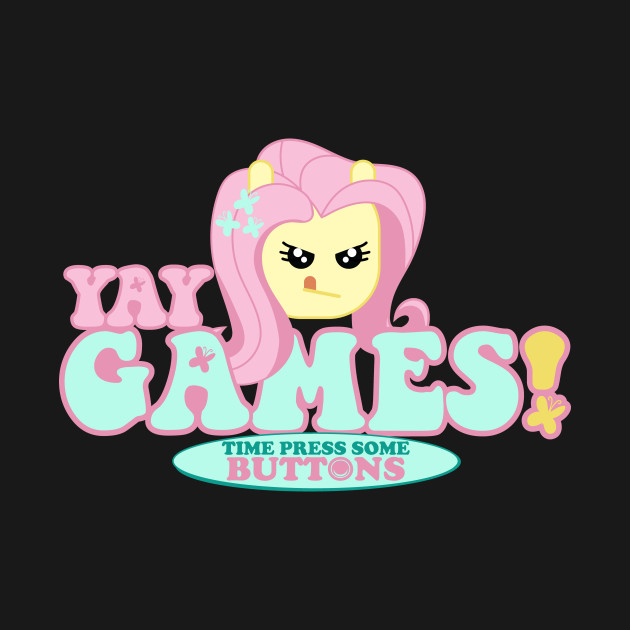 Yay Games Fluttershy Yay TShirt TeePublic