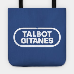 Talbot Gitanes F1 team logo 1981-82 - Ligier Matra, Jabouille,Laffite, Cheever, Tambay - white print Tote