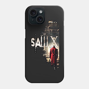 SAW X ( saw 10 )Tobin Bell as John Kramer movie graphic design poster Phone Case