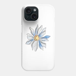 Blue flower Phone Case