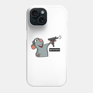 Ratatouille,  rat ratatata gun! Phone Case