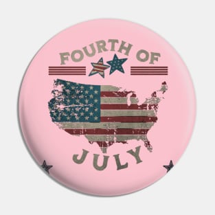 July 4th Pin