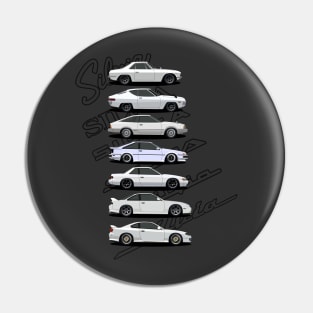 Nissan Silvia Generations Pin