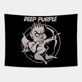 cupid deep purple Tapestry