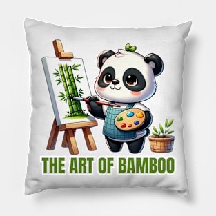 Panda Artist - The Art of Bamboo Creativity Shirt Pillow