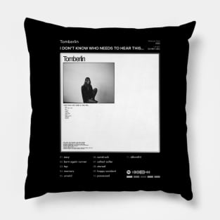 Tomberlin - i don’t know who needs to hear this... Tracklist Album Pillow