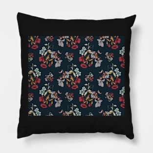 Tropical Flower Pattern Pillow