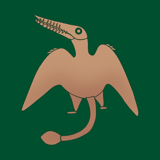 Rhamphorhynchus Pterosaur T-shirt Merchandise, Great Gift For All Ages by JunkArtPal