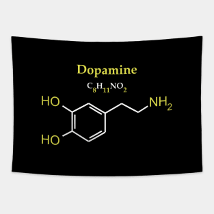 Dopamine Molecule Original Concept Tapestry