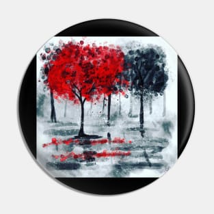 Red Rain Pin