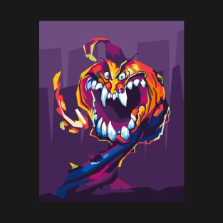 scary pumpkin halloween T-Shirt