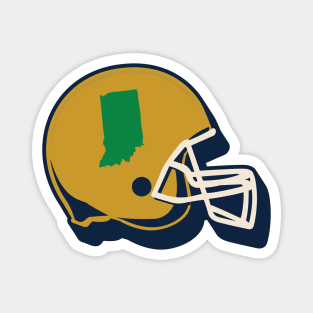 South Bend, Indiana Football Helmet Magnet