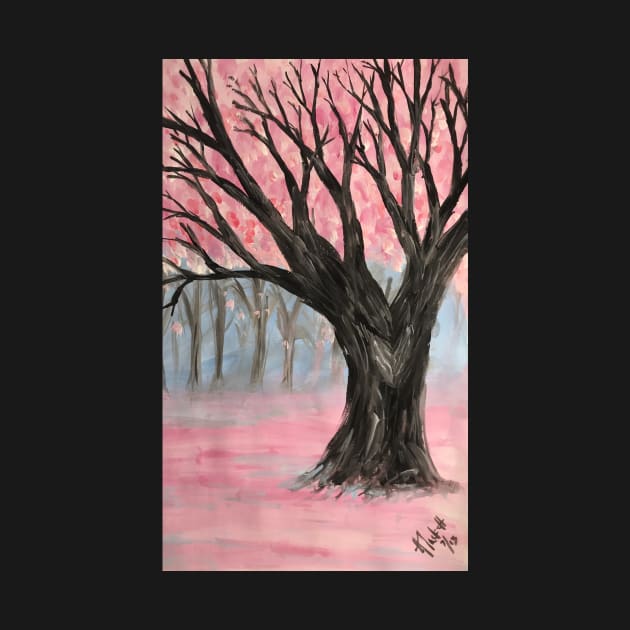 Pastel love tree by Artladyjen