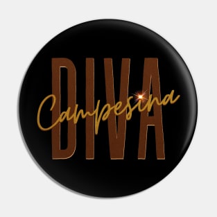 Diva Campesina I Country Diva Pin