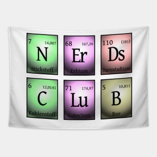 nerds club in chemical elements Tapestry