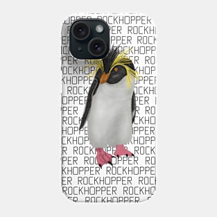 Rockhopper Penguin Labeled Phone Case