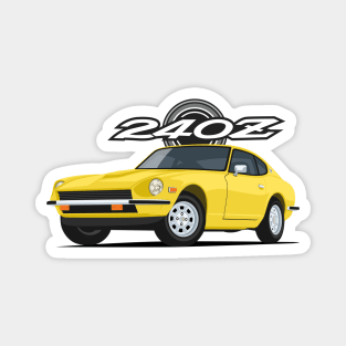 240z Fairlady classic sport coupe yellow Magnet