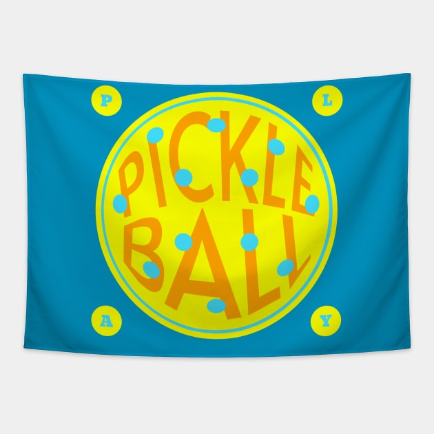 Pickleball Products Tapestry by LostVikingTee