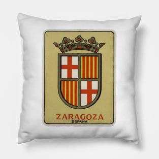 Zaragoza | Spain Gift | Spanish | Zaragoza travel | Vintage Pillow