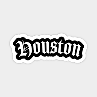 Old School Houston Magnet