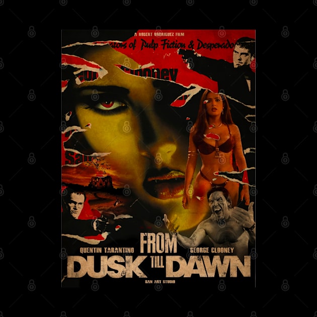 From Dusk Till Dawn t-shirt Art by SAN ART STUDIO 