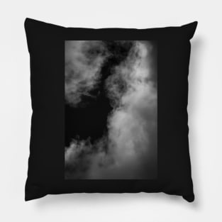 Clouds 13 In Black and White Pillow