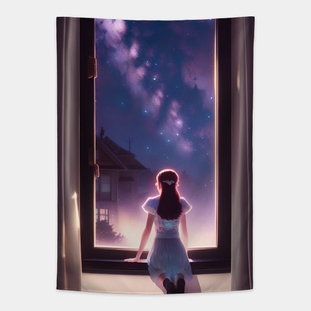 Nightdreaming Tapestry by Fanbros_art