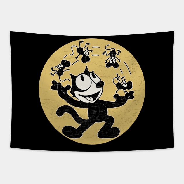 Felix the cat Tapestry by valentinahramov