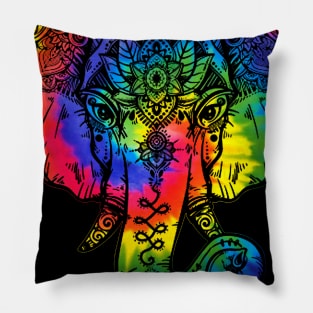 Mandala Tie dye Elephant Tank Top Pillow