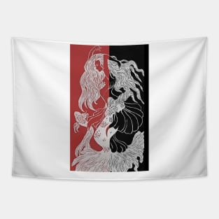 Pretty mermaid Tapestry