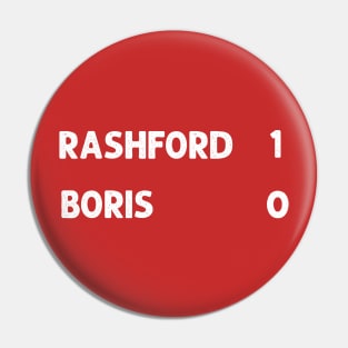 Rashford 1 Boris 0 Pin