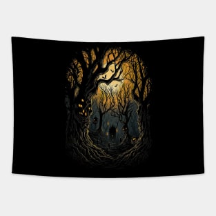 Creepy Forest 4 Tapestry