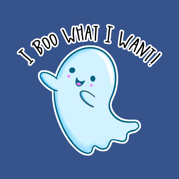 Kawaii Ghost. I Boo What I Want by bolincradleyart