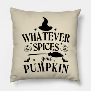 Whatever Spices your Pumpkin | Halloween Vibes Pillow