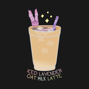 Lavender oat milk latte T-Shirt